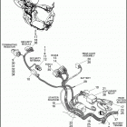 XG500 4NAA STREET 500 (2017) WIRING HARNESS, MAIN ABS (REAR UPPER)