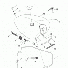 XG500 4NAA STREET 500 (2017) Топливный бак