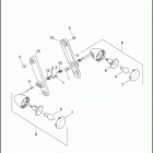 FLHX 1KBC STREET GLIDE (2017) TURN SIGNALS, FRONT - FLHX AND FLHXS