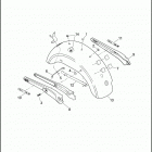 FXDL 1GN4 DYNA LOW RIDER (2017) FENDERS, REAR - FXDL