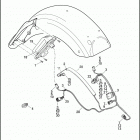 FLHXSE 1PXF CVO STREET GLIDE (2017) TAIL LAMP (DOMESTIC) AND TURN SIGNAL, REAR