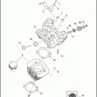 XL1200V 1LF3 SEVENTY-TWO (2016) CYLINDERS, HEADS AND VALVES