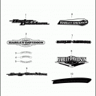 FLTRX 1KHM ROAD GLIDE (2016) FUEL TANK TRIM