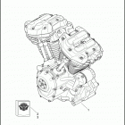 FLHTCU 1FCC ELECTRA GLIDE ULTRA CLASSIC (2017) ENGINE ASSEMBLY, AIR-COOLED