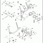 FLSTC 1BWV HERITAGE SOFTAIL CLASSIC (2017) AUXILIARY / FOG LAMPS AND TURN SIGNALS, FRONT - FLSTC, F...