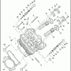 VRSCDX 1HHH NIGHT ROD SPECIAL (2017) CYLINDER HEADS, CAMSHAFTS AND VALVES (2 OF 2)