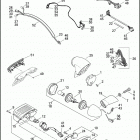 FXDF 1GY4 DYNA FAT BOB (2017) TAIL LAMP AND TURN SIGNALS, REAR