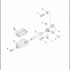 FLHXSE 1PXF CVO STREET GLIDE (2017) FOOTPEGS, PASSENGER