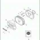 FLTRUSE 1TAN CVO ROAD GLIDE (2015) AIR CLEANER - TWIN CAM 110&trade;