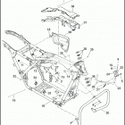 FLHTP 1FMM ELECTRA GLIDE STANDARD POLICE (2016) FRAME AND JIFFY STAND