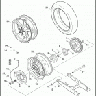 VRSCF 1HPH V-ROD MUSCLE (2016) Колесо заднее