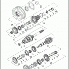 FLTRUSE 1TAN CVO ROAD GLIDE (2015) TRANSMISSION GEARS