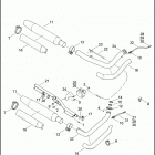 FLSTC 1BWV HERITAGE SOFTAIL CLASSIC (2016) EXHAUST SYSTEM - FLSTC