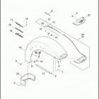 FLTRX 1KHM ROAD GLIDE (2016) FENDERS, FRONT