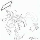 FLHTCUTG 1MAL TRI GLIDE ULTRA CLASSIC (2016) BODY ASSEMBLY AND SIDE COVERS - FLHTCUTG