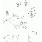 XL883N 4LE2 IRON 883 (2016) Топливный бак