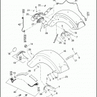 FLTRX 1KHM ROAD GLIDE (2016) FENDERS, REAR