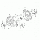 FLHTK 103 1TEL CVO LIMITED (2014) CRANKCASE, ENGINE OIL FILTER & COOLER - TWIN CAM 103&tra...