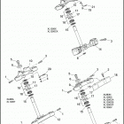 XL883N 4LE2 IRON 883 (2016) FORK BRACKETS, FRONT