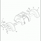 FLHTCUTG 1MAL TRI GLIDE ULTRA CLASSIC (2016) FENDERS, REAR - FLHTCUTG