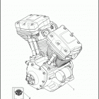 FLHTCUTG 1MAL TRI GLIDE ULTRA CLASSIC (2016) ENGINE ASSEMBLY, TWIN-COOLED™ - TWIN CAM 103&trade...