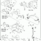 FLHTCU TC 1KSL ULTRA CLASSIC TWIN-COOLED (2016) TAIL LAMP AND TURN SIGNALS, REAR