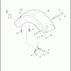 FLTRUSE 1TAN CVO ROAD GLIDE ULTRA (2016) FENDER, REAR