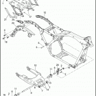 FLTRX 1KHM ROAD GLIDE (2016) FRAME AND FORK, REAR AND TOUR-PAK SUPPORT