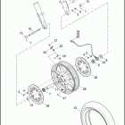 FLTRUSE 1TAN CVO ROAD GLIDE ULTRA (2016) Колесо переднее