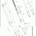 FLTRXS 1KTM ROAD GLIDE SPECIAL (2015) FORK, FRONT, LEFT & RIGHT - STANDARD
