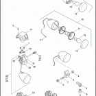 FLD 103 1GZM DYNA SWITCHBACK (2016) SWITCHES, HANDLEBAR AND TURN SIGNALS, LEFT, FRONT