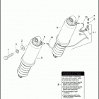 FLHTK 1KEL ULTRA LIMITED (2015) SHOCK ABSORBERS, REAR & AIR SUSPENSION SYSTEM - FLHR, FL...