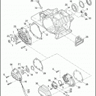 FLTRX 1KHM ROAD GLIDE (2016) TRANSMISSION BEARINGS AND COVERS