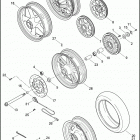 FXDLS 1GS8 DYNA LOW RIDER S (2016) WHEELS, REAR, CAST AND SLOTTED