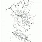 FLHRSE5 1PG8 CVO ROAD KING (2013) TRANSMISSION HOUSING, TOP COVER & OIL PAN
