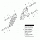 FLHTCUL 1KDM ULTRA CLASSIC LOW (2016) SHOCK ABSORBERS, REAR - FLHTCUL, FLHTKL, FLHXS AND FLTRX...