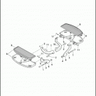 FLHTP 1FMM ELECTRA GLIDE STANDARD POLICE (2014) FOOTBOARDS