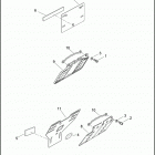FLHTP 1FMM ELECTRA GLIDE STANDARD POLICE (2016) LICENSE PLATE BRACKETS