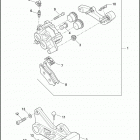XG750 4NBB STREET 750 (2015) BRAKE CALIPER, REAR