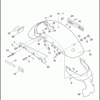 XL883L 4CR2 SUPERLOW (2015) FENDERS, REAR - 883L / R / 1200C / CA / CB / CP (ALL), 8...