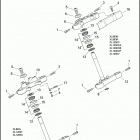 XL883L 4CR2 SUPERLOW (2015) FORK BRACKETS, FRONT
