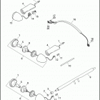 XL883L 4CR2 SUPERLOW (2015) TAIL LAMPS & TURN SIGNALS, REAR