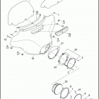 FLHTP 1FMM ELECTRA GLIDE STANDARD POLICE (2014) WINDSHIELD, FAIRING & HEADLAMP - FLHTP