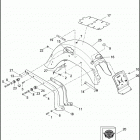 FLSTNSE 1TF9 CVO SOFTAIL DELUXE (2015) FENDER, REAR