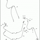 XL883L 4CR2 SUPERLOW (2015) BRAKE LINES, FRONT - ABS
