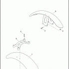 XL883L 4CR2 SUPERLOW (2015) FENDERS, FRONT