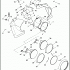 FLHR 1FBM ROAD KING (2015) NACELLE & HEADLAMP - FLHR & FLHRC