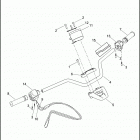 XG750 4NBB STREET 750 (2015) HANDLEBAR, HAND CONTROLS & SPEEDOMETER