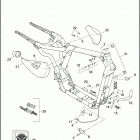 XL883L 4CR2 SUPERLOW (2015) FRAME & JIFFY STAND