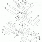 FXST 1BVV SOFTAIL STANDARD (2015) EXHAUST SYSTEM - FLS, FLSTF, FLSTFB & FLSTN